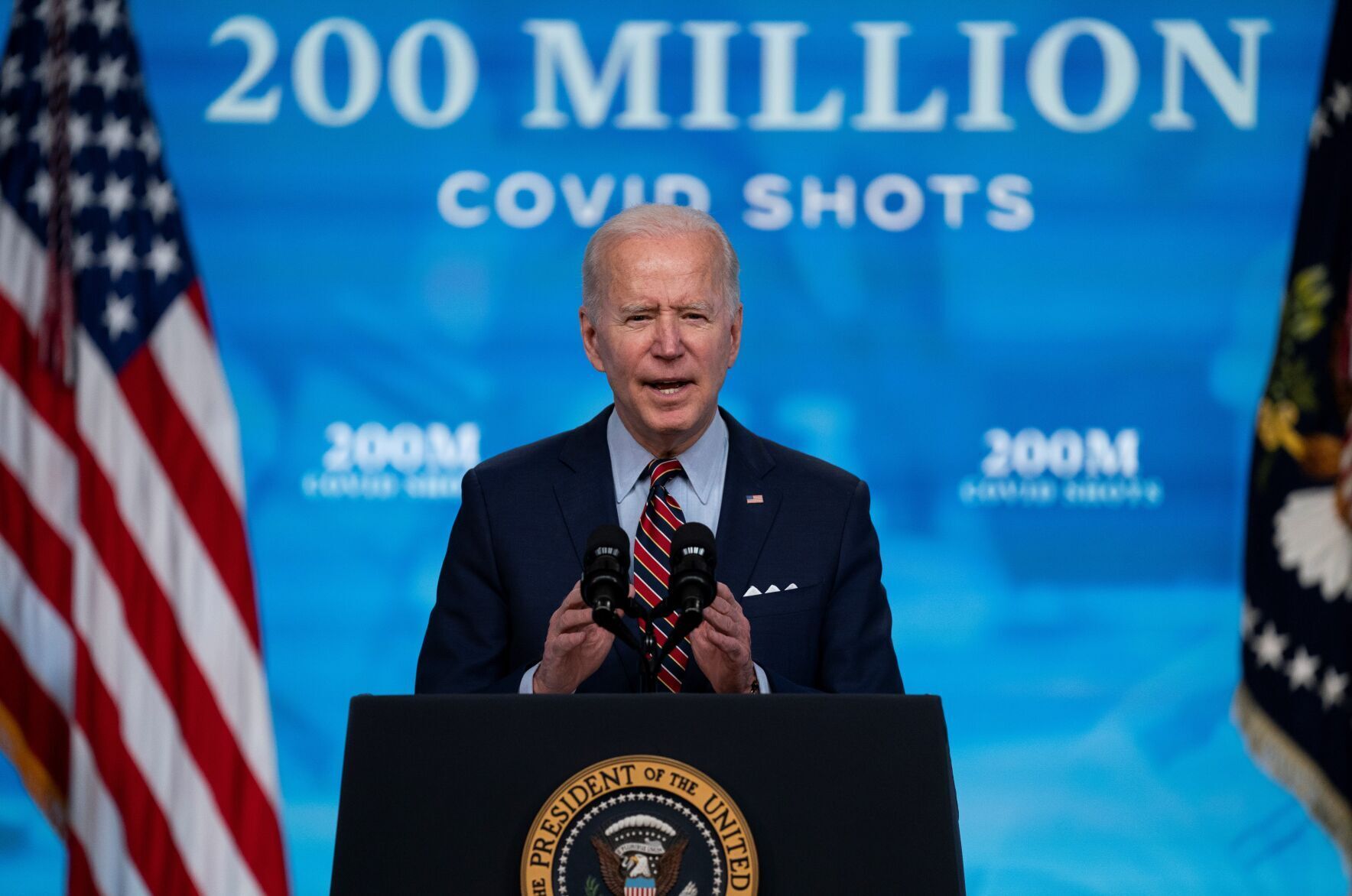 2.67 million vaccines administered daily, on average